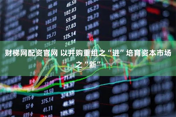财梯网配资官网 以并购重组之“进”培育资本市场之“新”